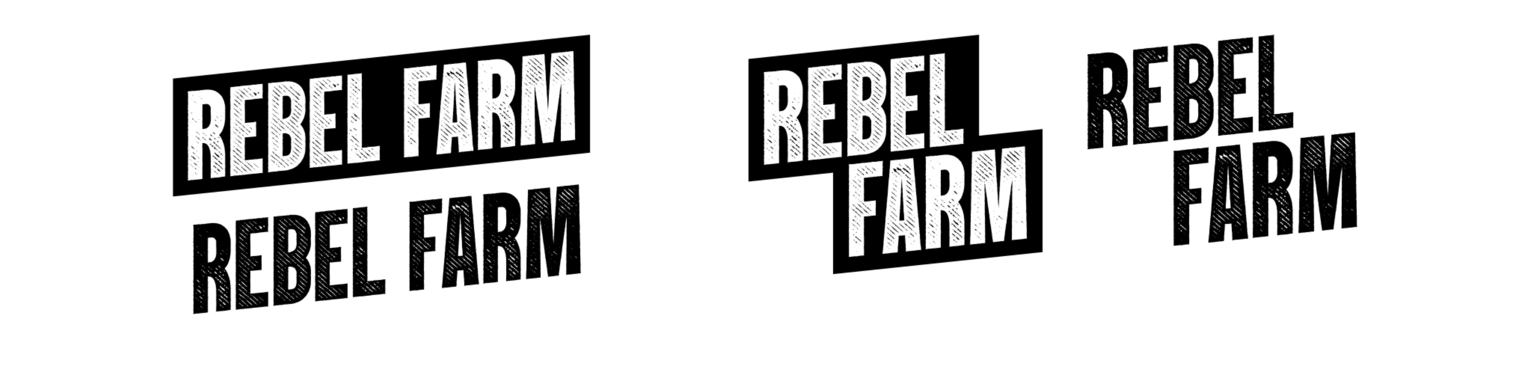 Rebel Farm brand and logo designed by Alexa B. Taylor